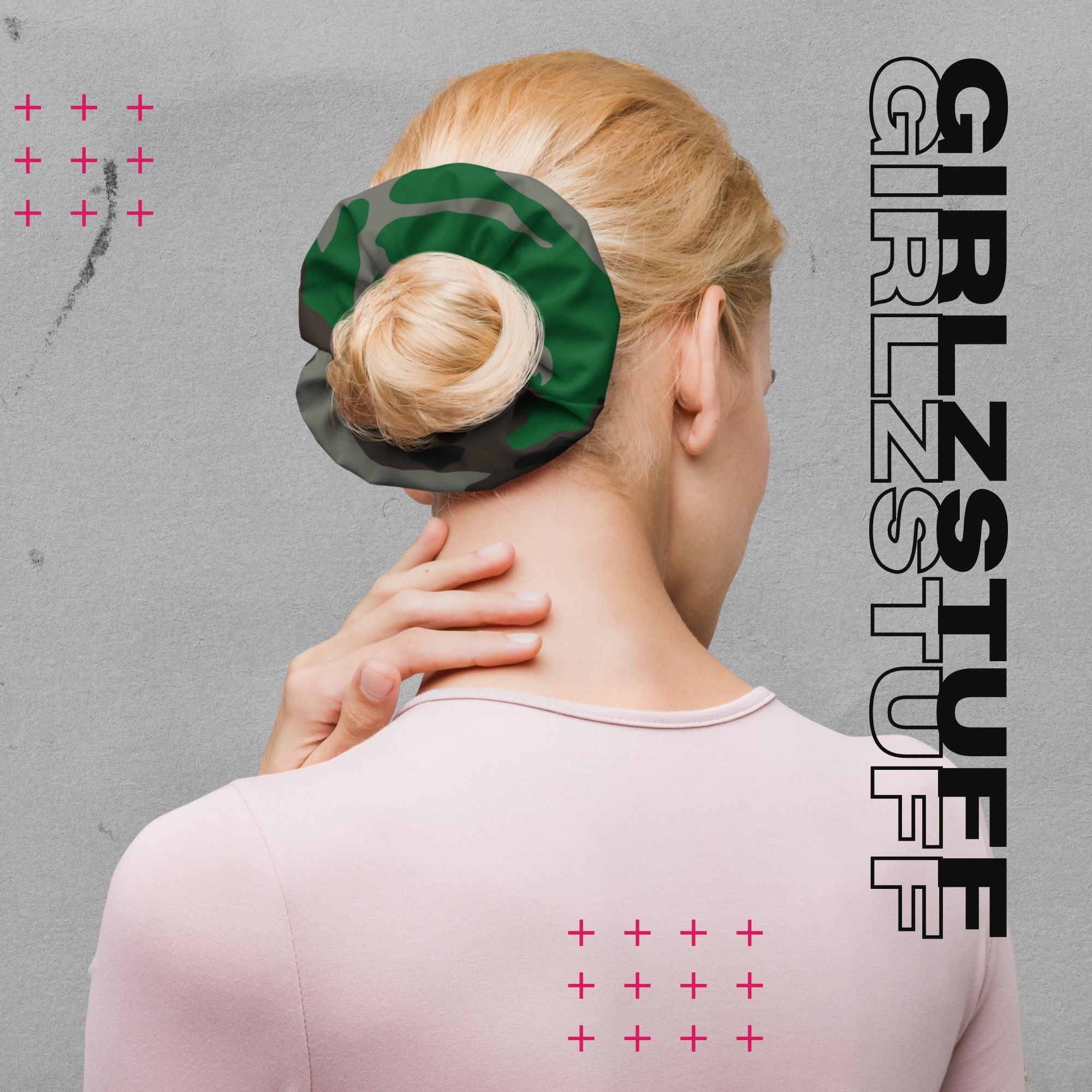 Camo Green Scrunchie – Dein Statement fürs Handgelenk & Haar