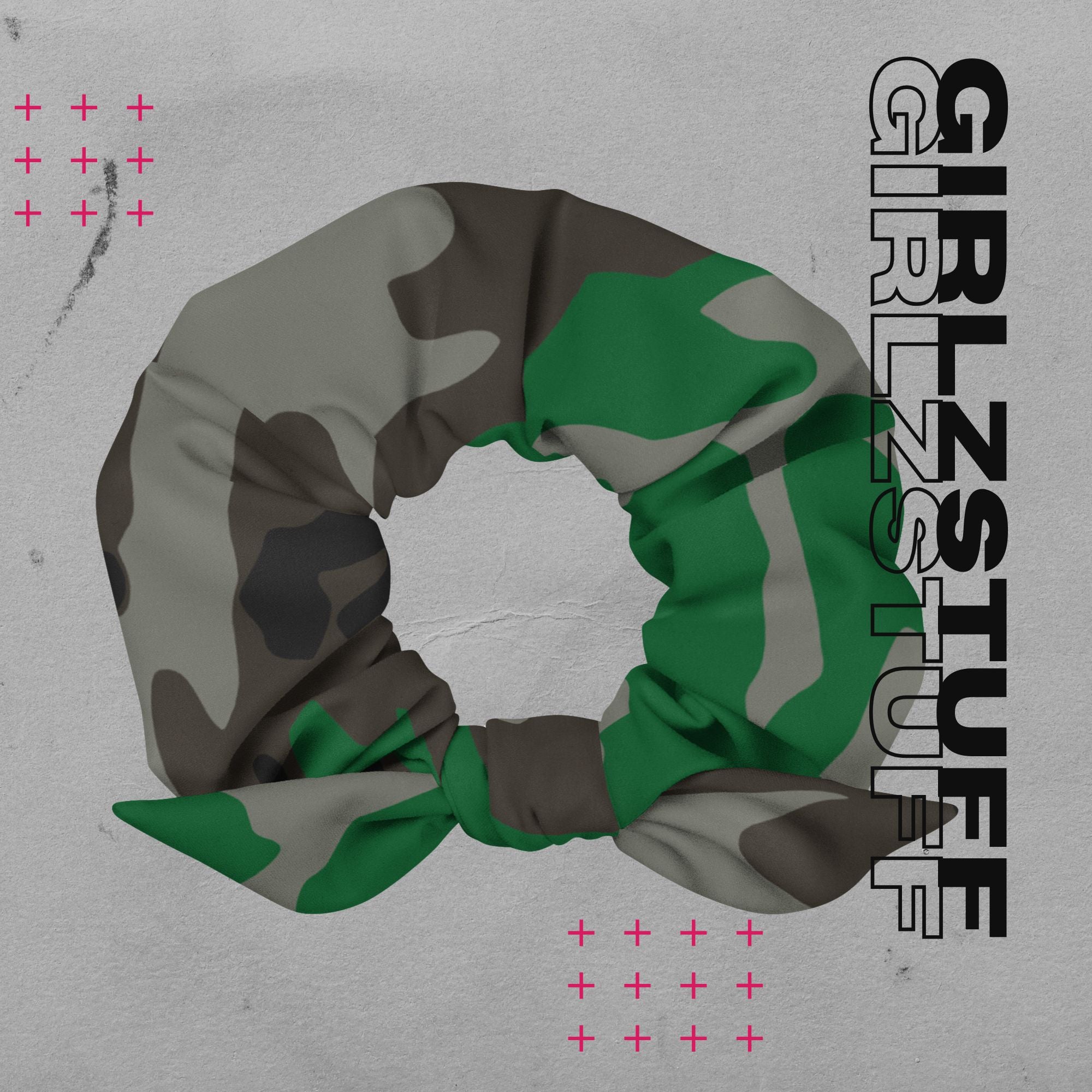 Camo Green Scrunchie – Dein Statement fürs Handgelenk & Haar