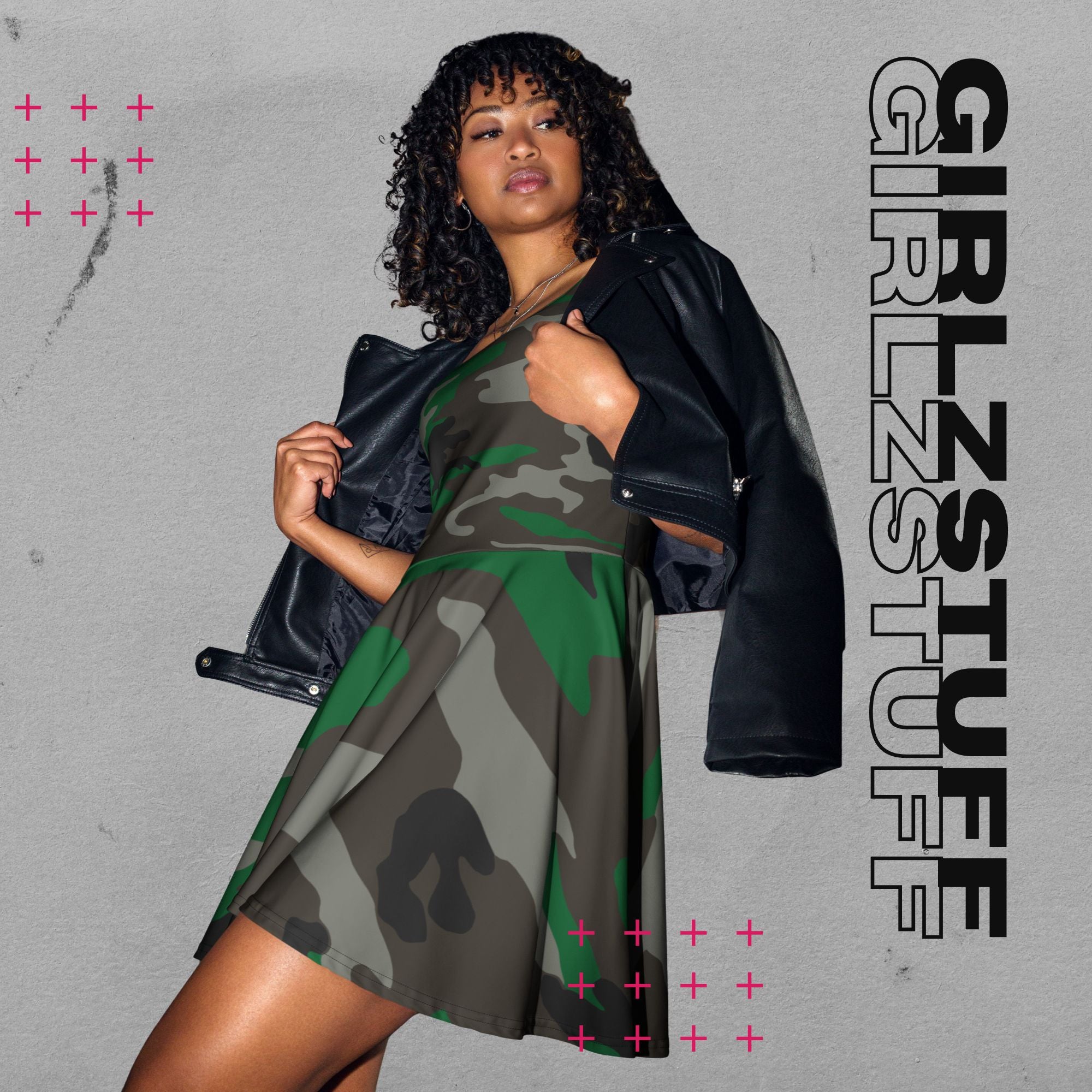 Ärmelloses Skaterkleid in Tarn Grün – sportlich, elegant & bewegungsfrei