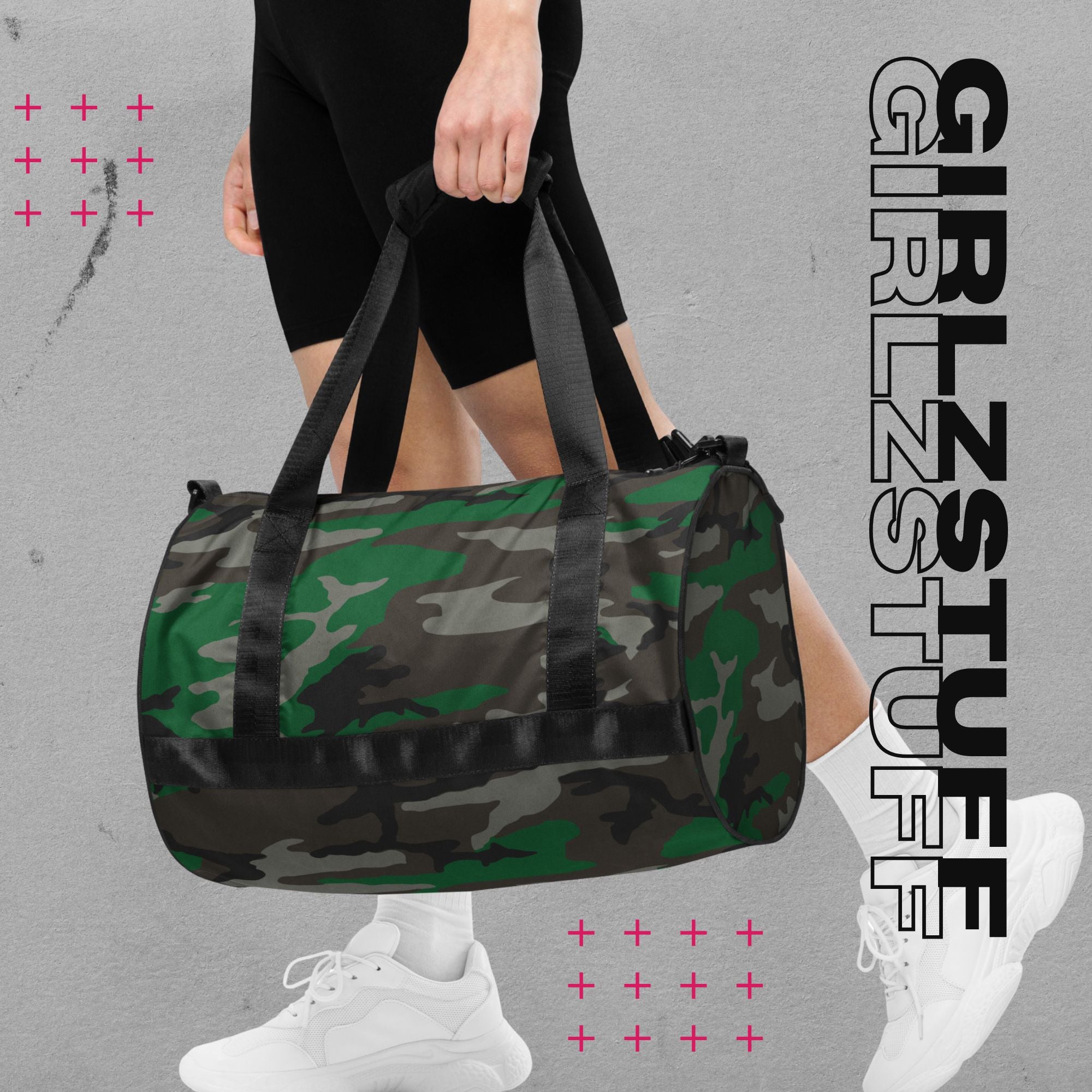 Camo Green Sporttasche – Stark, stylisch & ready für dein Workout oder den Alltag
