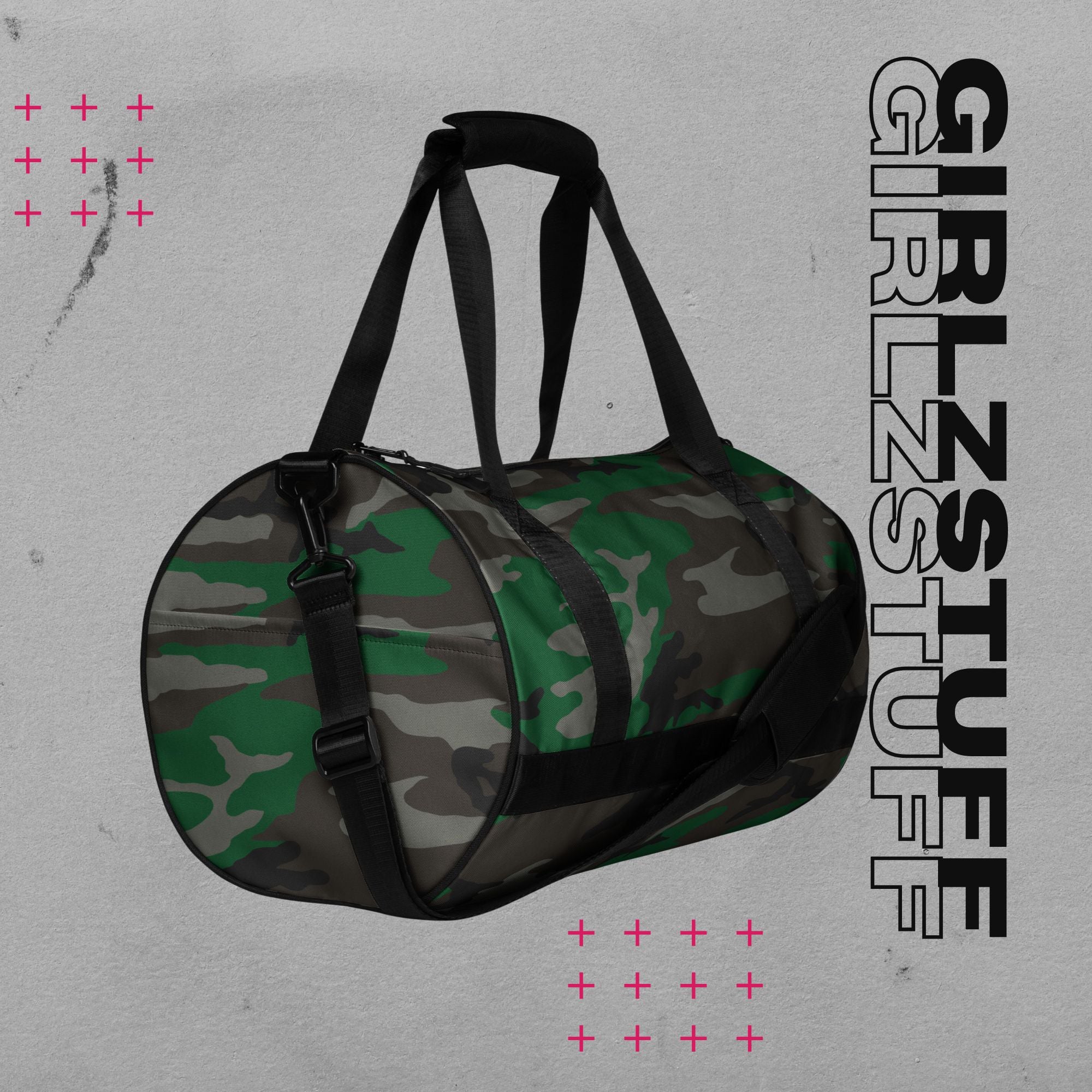 Camo Green Sporttasche – Stark, stylisch & ready für dein Workout oder den Alltag