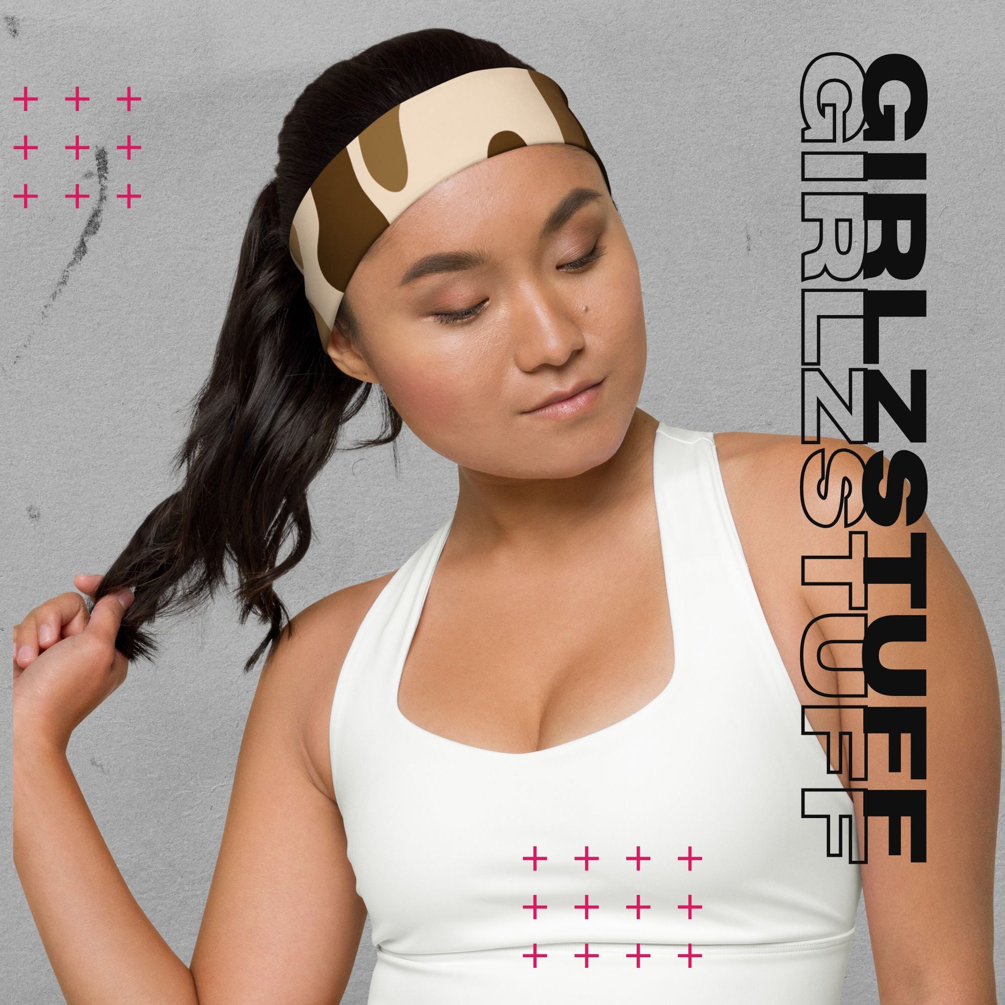 Camo Sand Stirnband – Für Training, Vibes & Friday Night Style