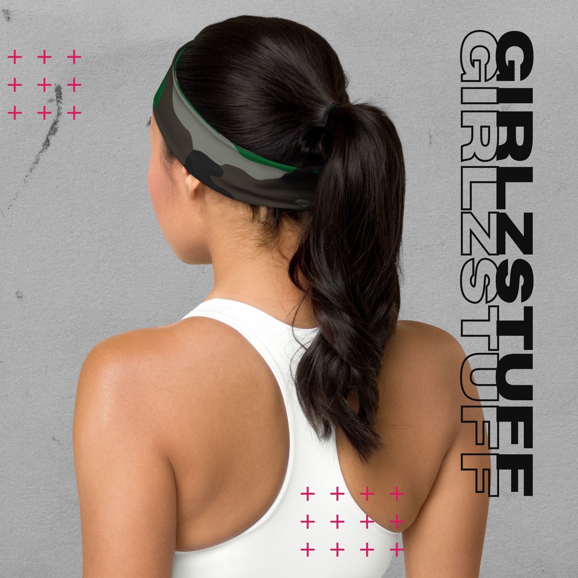 Camo Green Stirnband – Für Training, Vibes & Friday Night Style