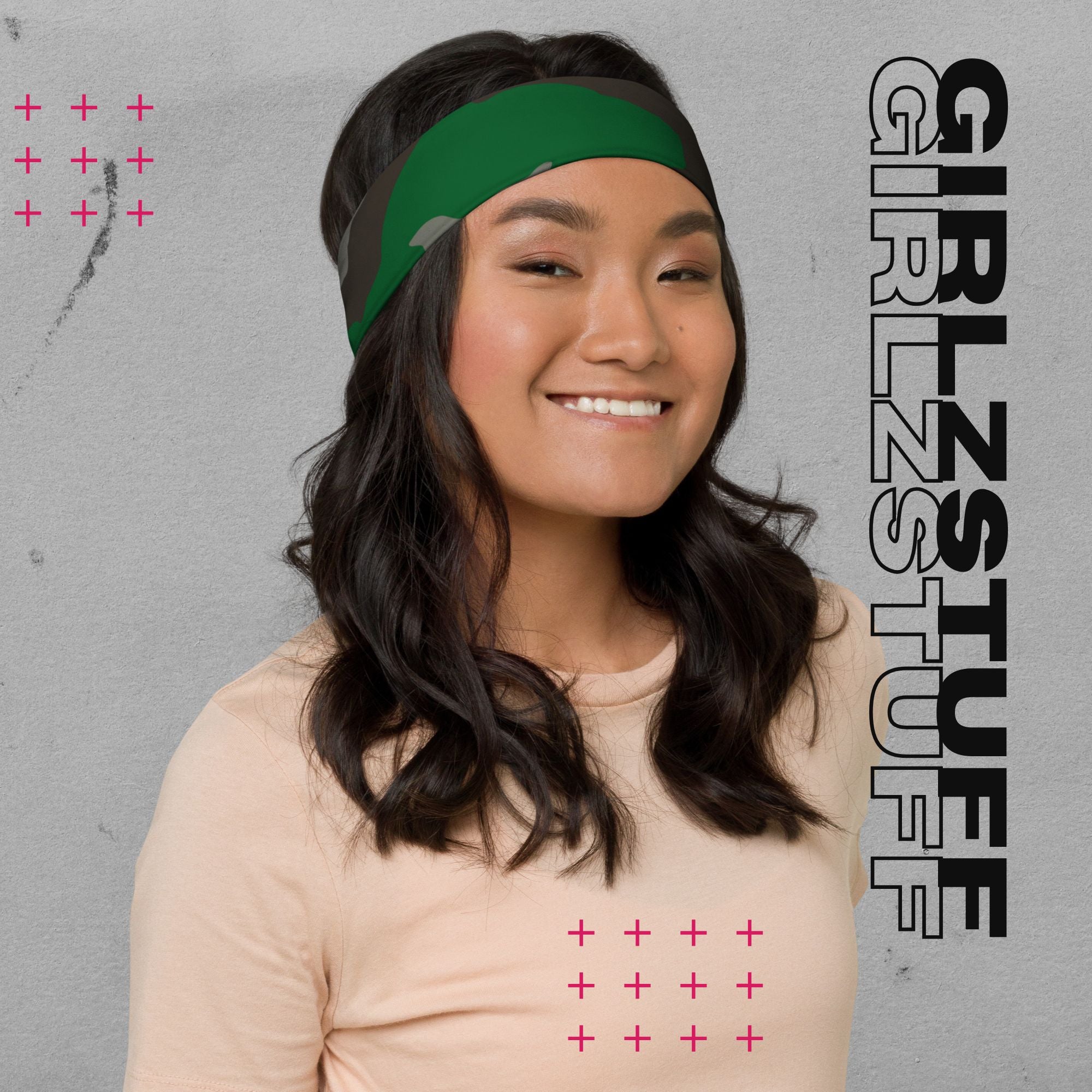 Camo Green Stirnband – Für Training, Vibes & Friday Night Style