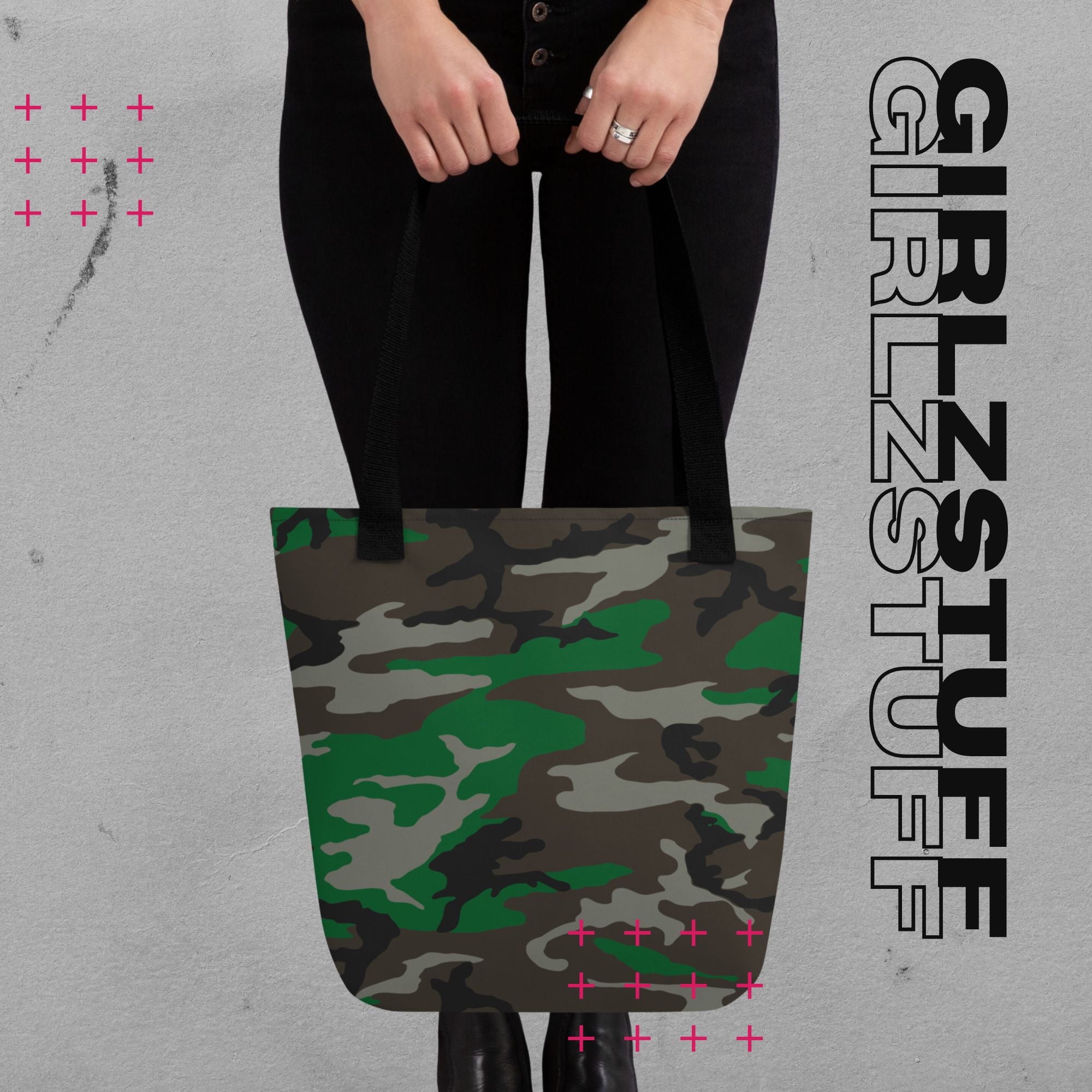 Camo Green Tote Bag – Für alles, was du mit dir trägst